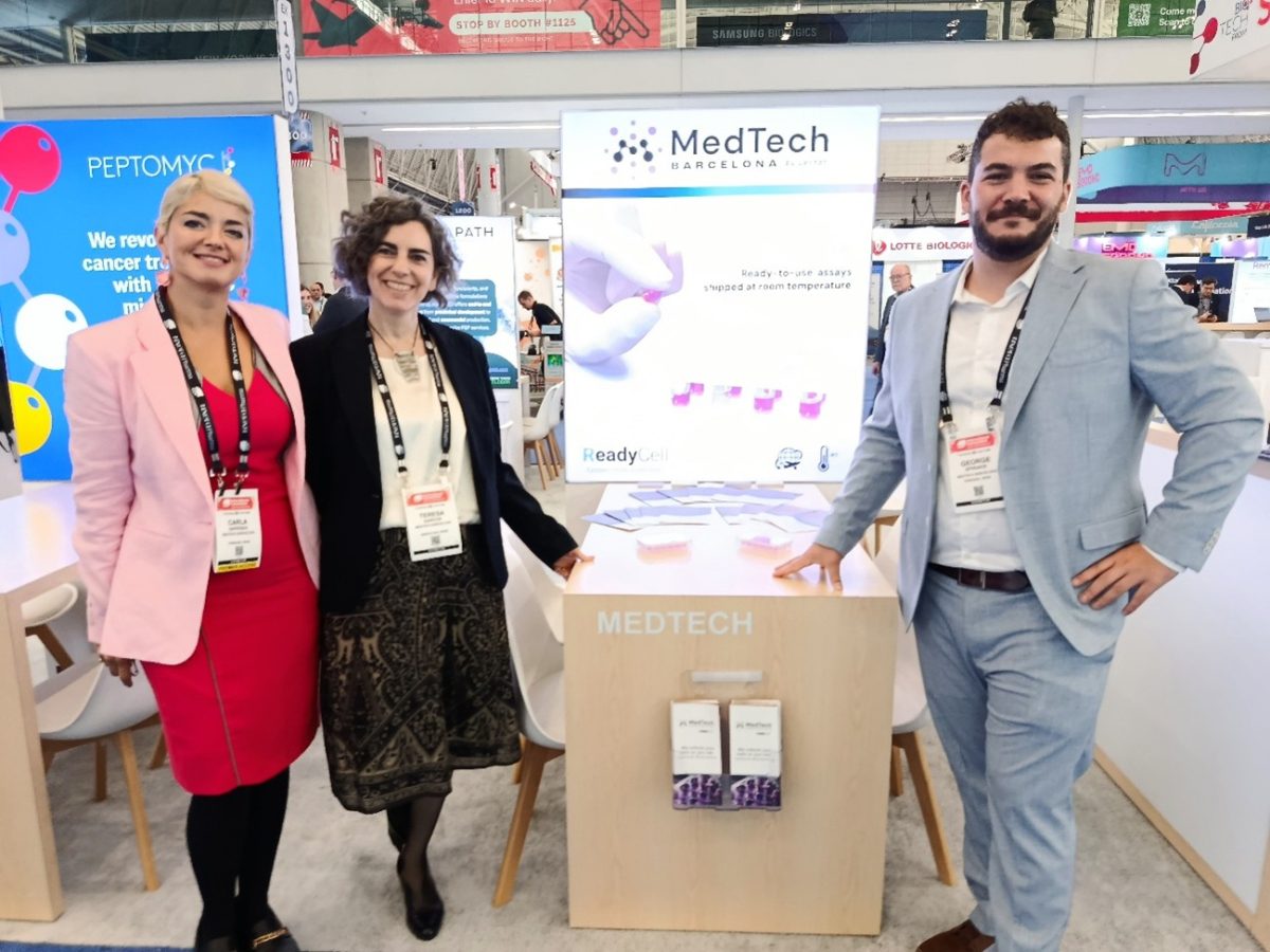 Carla Elisa Sapienza (Head of BD and Sales), Teresa Sardón (Business Director), George Spirakis (Account Manager)